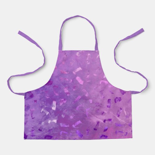 Lilac Glitzer Schürze (Vorderseite)