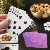 Lilac Glitzer Spielkarten (In Situ)