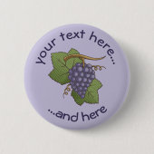 Lilac Grapes Button (Vorderseite)