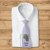 Lilac Grapes Krawatte
