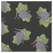 Lilac Grapes Pattern Stoff (Nahaufnahme)