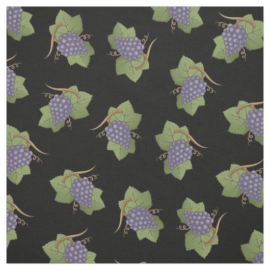 Lilac Grapes Pattern Stoff (Muster)