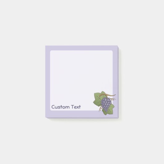 Lilac Grapes Post-it Klebezettel (Vorderseite)