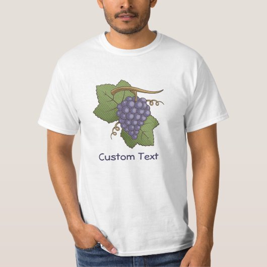 Lilac Grapes T-Shirt (Vorderseite)