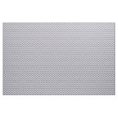 Lilac Grau & Weiß Zickzack Stoff (Yard (91,4 cm))