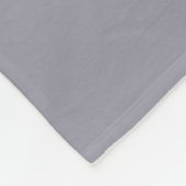 Lilac Gray Fleecedecke (Ecke)