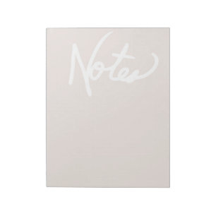 Lilac Gray Notepad (Lined) Notizblock