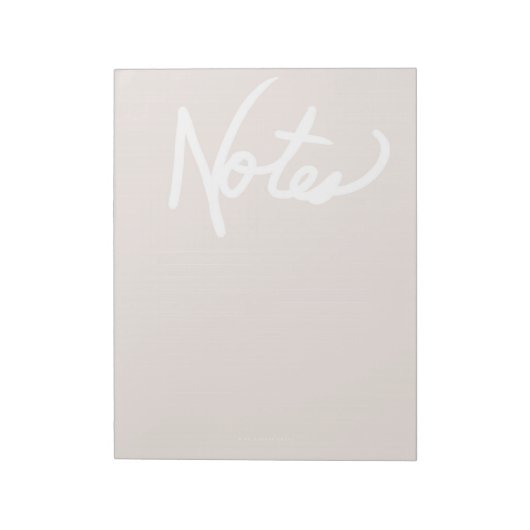 Lilac Gray Notepad (Lined) Notizblock (Rotiert)