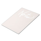 Lilac Gray Notepad (Lined) Notizblock (angewinkelt)