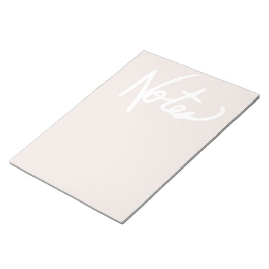 Lilac Gray Notepad (Lined) Notizblock (angewinkelt)