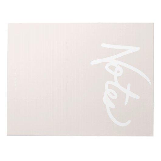 Lilac Gray Notepad (Lined) Notizblock (Vorderseite)