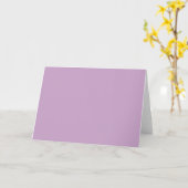 Lilac Greeting Card Karte (Gelbe Blume)