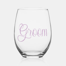 Lilac Groom Weinglas Ohne Stiel