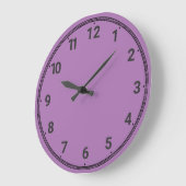 Lilac Große Wanduhr (Winkel)