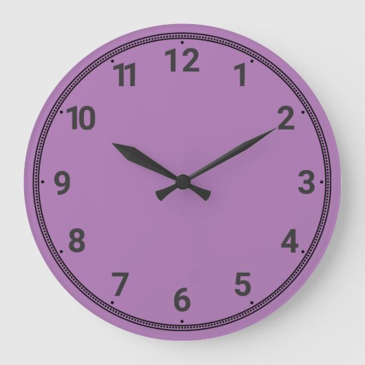 Lilac Große Wanduhr (Vorderseite)