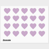 Lilac Heart Sticker (Blatt)