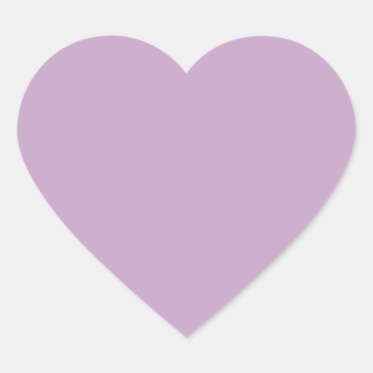 Lilac Heart Sticker (Vorderseite)