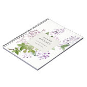 Lilac Hütte Garden Blumenladen Business Notizblock (Linke Seite)