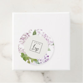 Lilac Hütte Garden Floral Bunch Logo Business Geschenkanhänger
