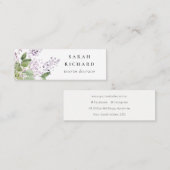 Lilac Hütte Garden Mini Visitenkarte (Vorne/Hinten)