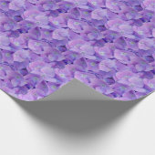 Lilac Hydrangea Blume Wrapping Paper Geschenkpapier (Ecke)