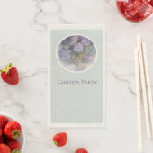 Lilac Hydrangea Garden Party Guest Towels Serviette (Beispiel)