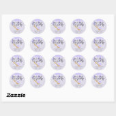 Lilac Ice Cream Brautparty MultiUse Sticker (Blatt)