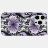 Lilac Illusion Abstraktes florales Fraktal Kunstfa Case-Mate iPhone Hülle (Rückseite (Horizontal))