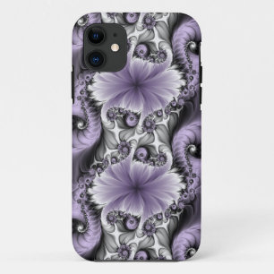 Lilac Illusion Abstraktes florales Fraktal Kunstfa Case-Mate iPhone Hülle
