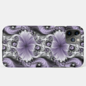 Lilac Illusion Abstraktes florales Fraktal Kunstfa Case-Mate iPhone Hülle (Rückseite (Horizontal))