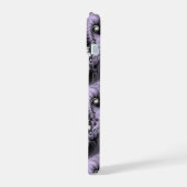Lilac Illusion Abstraktes florales Fraktal Kunstfa iPhone 15 Hülle (Linke Seite)