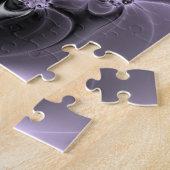 Lilac Illusion Abstraktes florales Fraktal Kunstfa Puzzle (Seite)