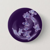 Lilac im Kreis Button (Vorderseite)