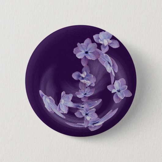 Lilac im Kreis Button (Vorderseite)