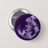 Lilac im Kreis Button (Vorne & Hinten)