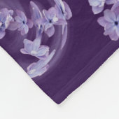 Lilac im Kreis Fleecedecke (Ecke)