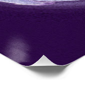 Lilac im Kreis Poster (Ecke)