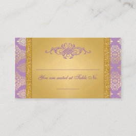 Lilac, IMITAT Glitzer, Damask Wedding Platzkarten