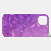 Lilac Imitats Glitzer Texture Case-Mate iPhone Hülle (Rückseite (Horizontal))
