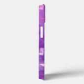 Lilac Imitats Glitzer Texture Case-Mate iPhone Hülle (Rückseite / Rechts)