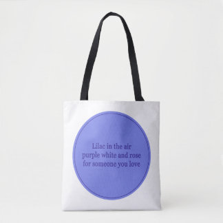 Lilac in der Air-Text Gedichte Muttertagsgedichte Tasche