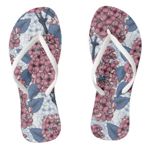 Lilac in Rosa und Blau Badesandalen