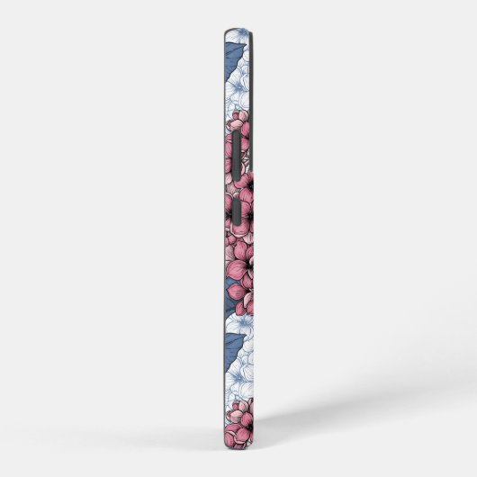 Lilac in Rosa und Blau Samsung Galaxy Hülle (Rechte Seite)