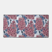 Lilac in Rosa und Blau Schreibtischunterlage (Vorderseite)