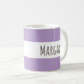 Lilac Individuelle Name Personalisiert Kaffeetasse (VorderseiteRechts)