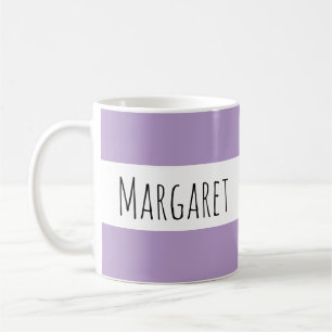 Lilac Individuelle Name Personalisiert Kaffeetasse