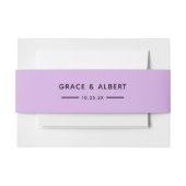 Lilac Invitation Bly Band (Vorderseite Beispiel)