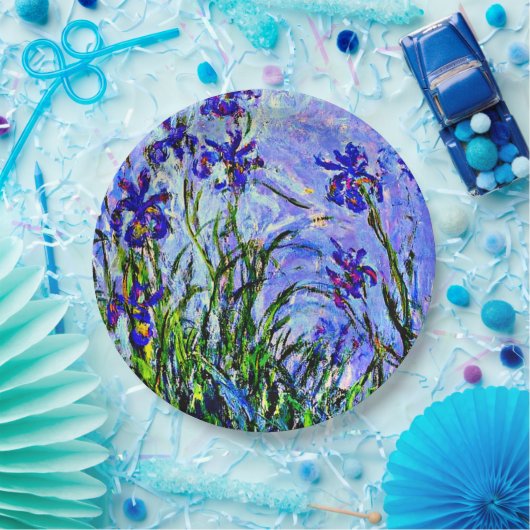 Lilac Irische Kunstwerke von Claude Monet Pappteller (Party)