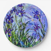 Lilac Irische Kunstwerke von Claude Monet Pappteller (Vorderseite)