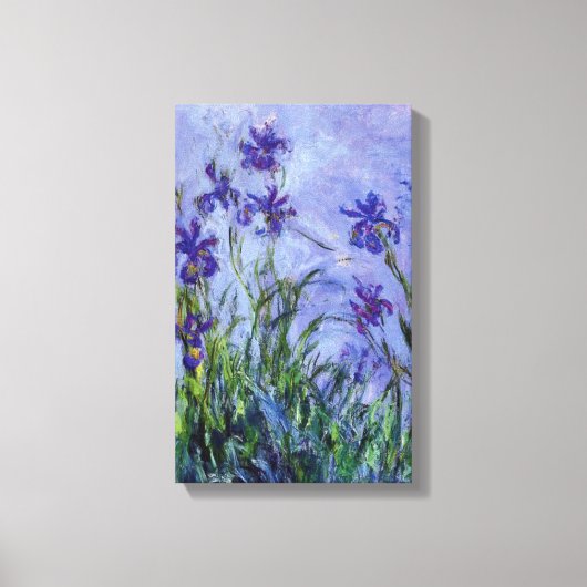 Lilac Irises Claude Monet Fine Art Leinwanddruck (Vorderseite)